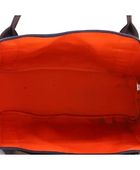 Pre-Owned HERMES Sac De Pansage Groom Handbag Canvas