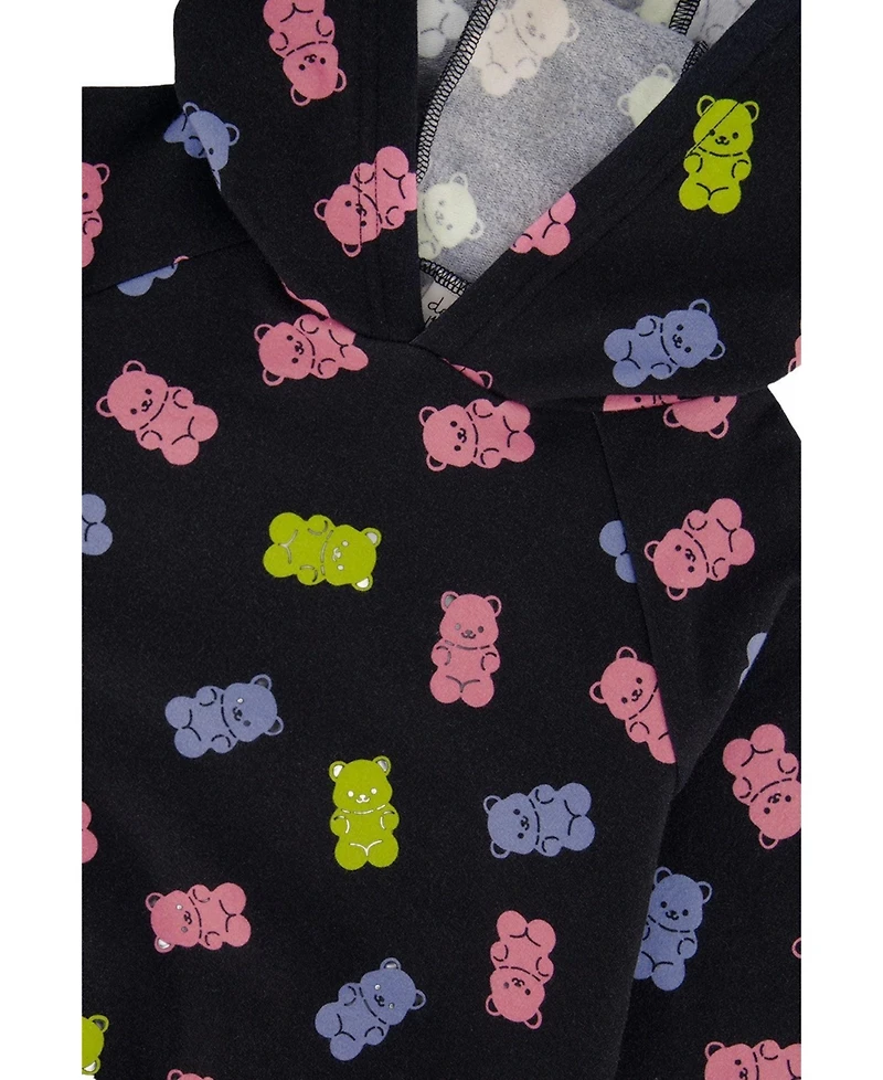 Deux par Little and Big Girl 6-12 Printed Hoodie Gummy Bears