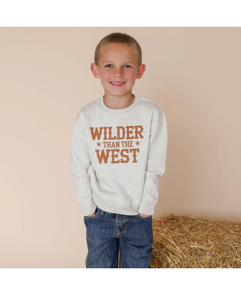 Sweet Wink Big Boys (10-12) Wilder Than the West Western Sweatshirt