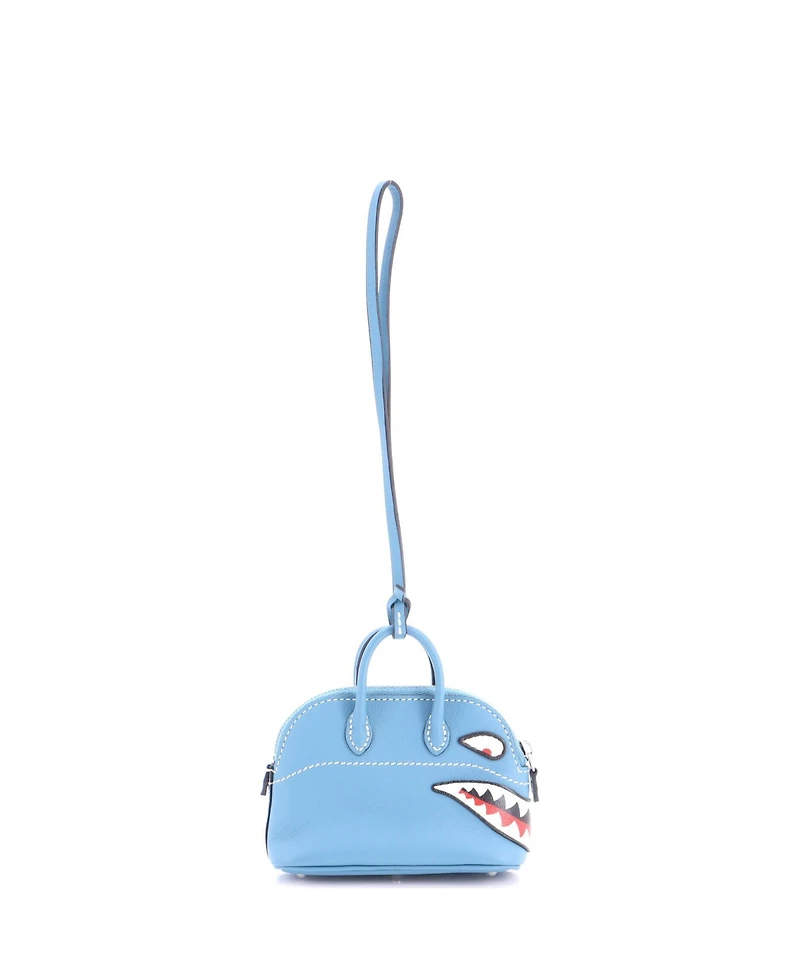 Pre-Owned Hermes Bolide Shark Bag Charm Leather