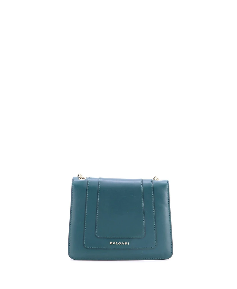 Pre-Owned Bvlgari Small Serpenti Forever Square Shoulder Bag Leather