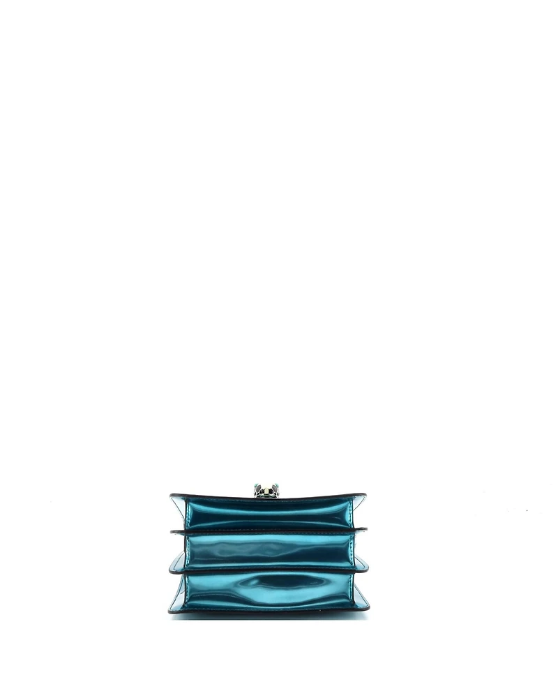 Pre-Owned Bvlgari Small Serpenti Forever Top Handle Bag Patent
