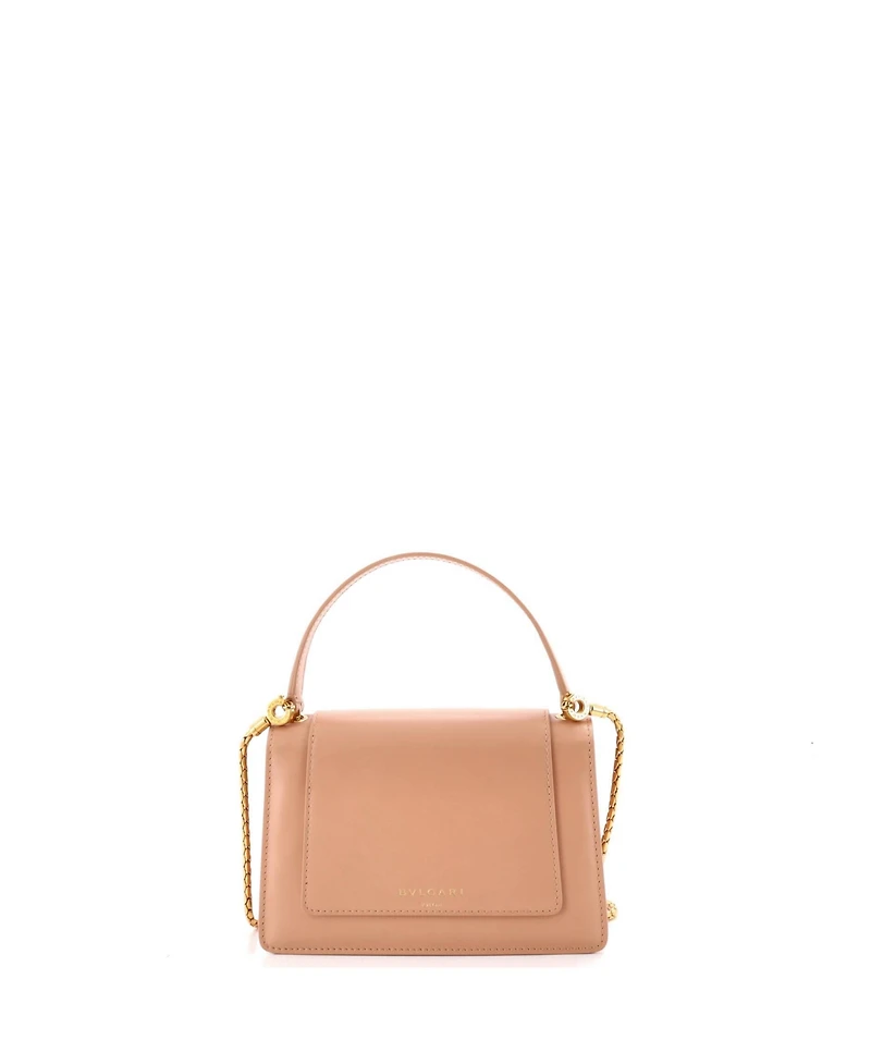Pre-Owned Bvlgari Small Alexander Wang Serpenti Forever Top Handle Shoulder Bag Leather