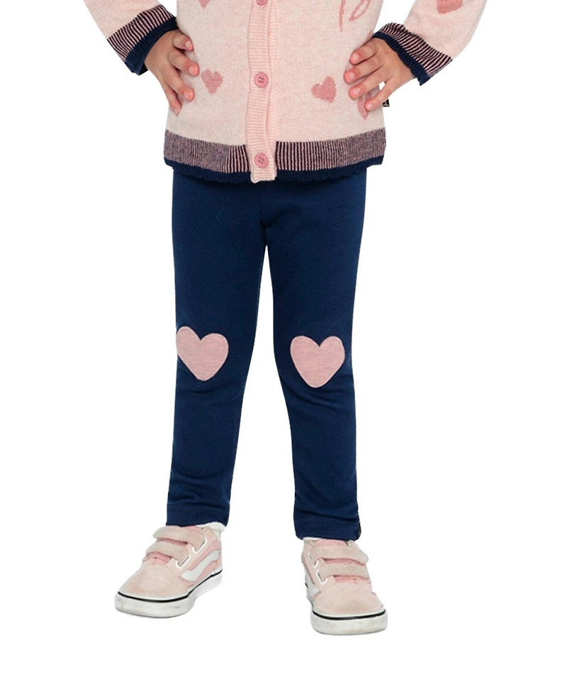 Deux par Deux Little and Big Girl(6-8) Leggings Royal