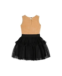 Deux par Little and Big Girl's (6-14) Bi-Material Sleeveless Dress
