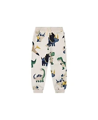 Deux par Deux Toddler Boy's (2T-5T) Fleece Sweatpants Dinosaur Print