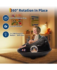 homfan 26.4 x 15.7 Inch Kids Electric Bumper Car with Remote, 12V Ride On Battery Powered Toy, 2 Mph Low Speed for Indoor Outdoor Fun