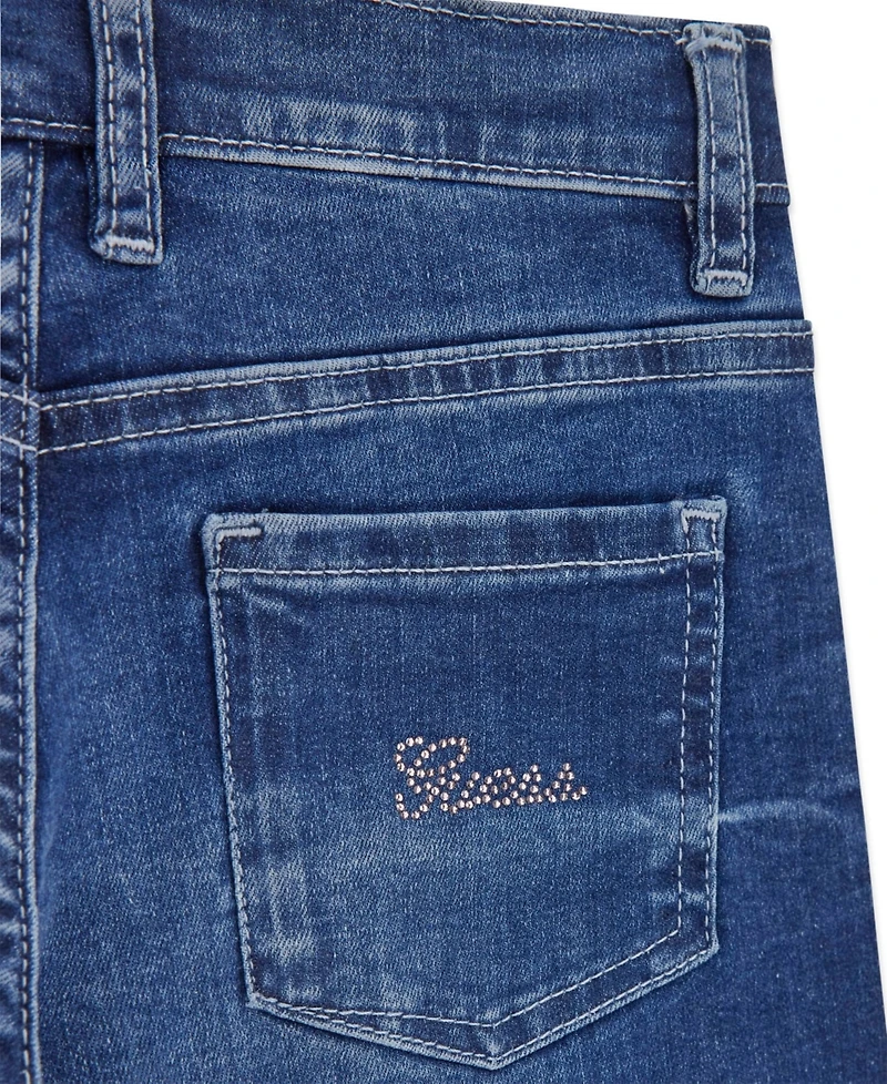 Guess Girls' 8-16 Stretch Denim Shorts