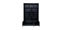 flynama 70.87 Inch Tall 10-Cube Bookshelf With 3 Closed Doors Home Storage Cabinet