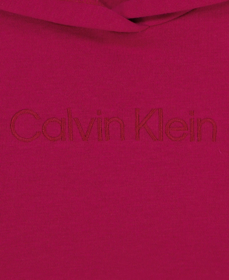 Calvin Klein Girls' 7-16 Long-Sleeve Hoodie