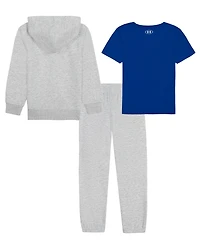 Under Armour Boys' 2T-7 Hoodie, T-shirt and Joggers, 3-Piece Set