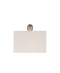 360 Lighting Roxie Modern Table Lamps Set of 2 with Clear Acrylic Risers 31" Tall Brushed Nickel Rectangular Shade for Bedroom Living Room