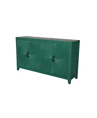 flynama Mid Century Accent Cabinet with 4 Doors