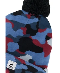 Deux par Deux Toddler Boy (2-4)Winter Knit Hat with Pompom