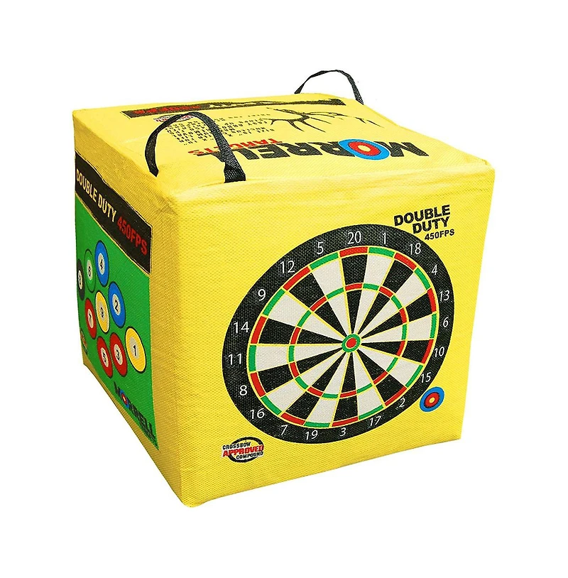 Morrell Targets Morrell Double Duty 450 Fps 4 Sided Cube Field Point Archery Bag Target