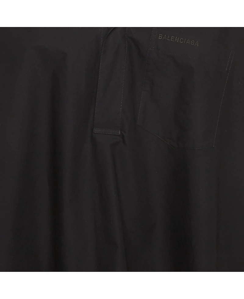 Pre-Owned Balenciaga Women's Oversized Logo Popover Shirt