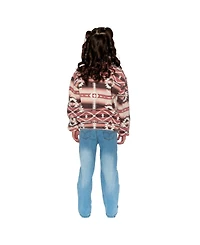 Deux par Toddler Girls (2-5)Mid-Season Plush Pullover Jacket Aztec