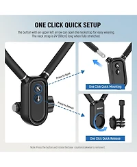 Neewer GP16 Camera Mounting Accessory for select GoPro, Dji and Insta360 action cameras