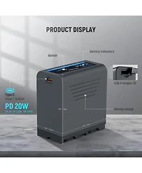 Neewer Np-F970 Led Video Light with 10500mAh, 20W, Usb C for select Sony Np-f-series devices
