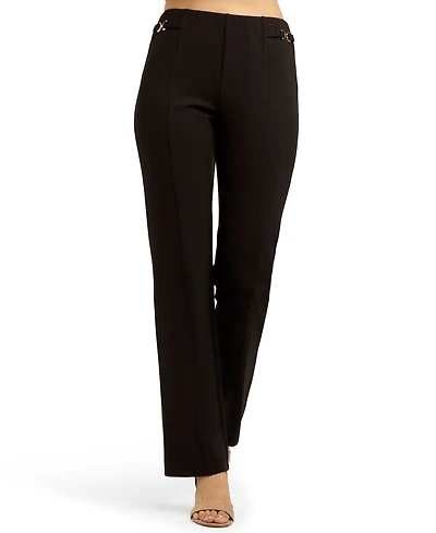 Bcx Juniors' Mid-Rise Flare Pull-On Pants