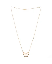 Pre-Owned Van Cleef & Arpels Lucky Alhambra Butterfly Pendant Necklace