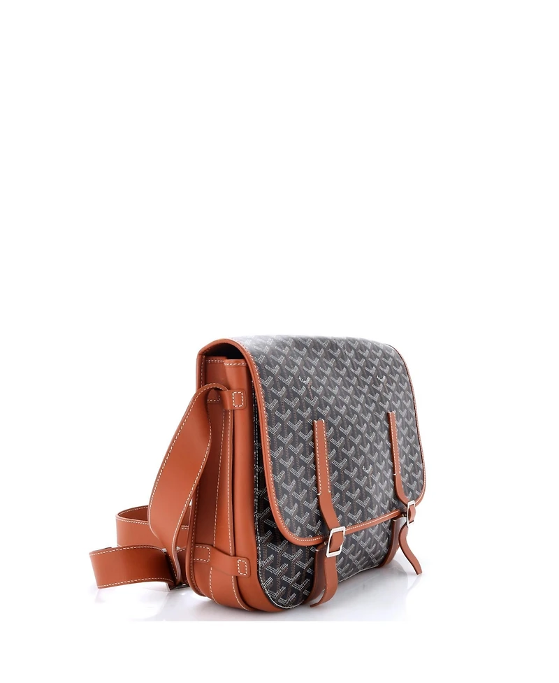 Pre-Owned Goyard Gm Belvedere Messenger Bag Coated Canvas