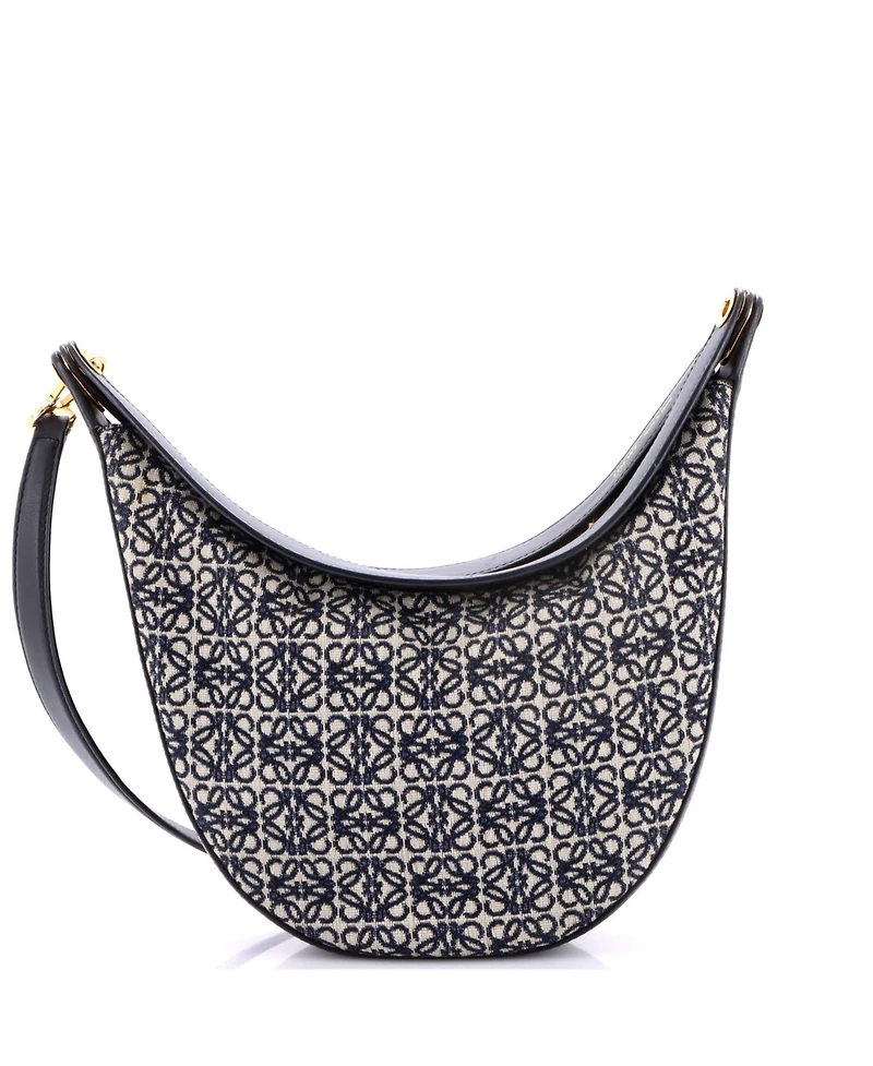 Pre-Owned Loewe Luna Hobo Anagram Jacquard