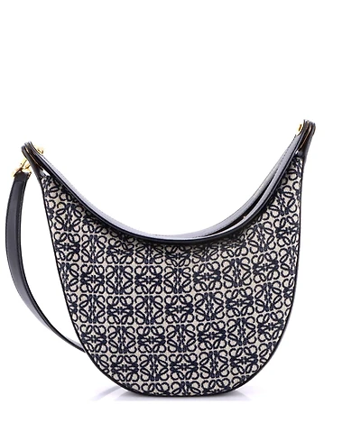 Pre-Owned Loewe Luna Hobo Anagram Jacquard