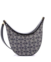 Pre-Owned Loewe Luna Hobo Anagram Jacquard