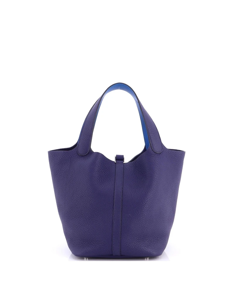 Pre-Owned HERMES Mm Eclat Picotin Lock Bag Clemence