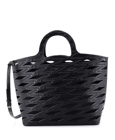 Pre-Owned Balenciaga Large Neo Basket Bag Cutout Embossed Leather