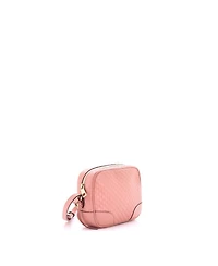 Pre-Owned Gucci Mini Bree Disco Crossbody Bag Microguccissima Leather