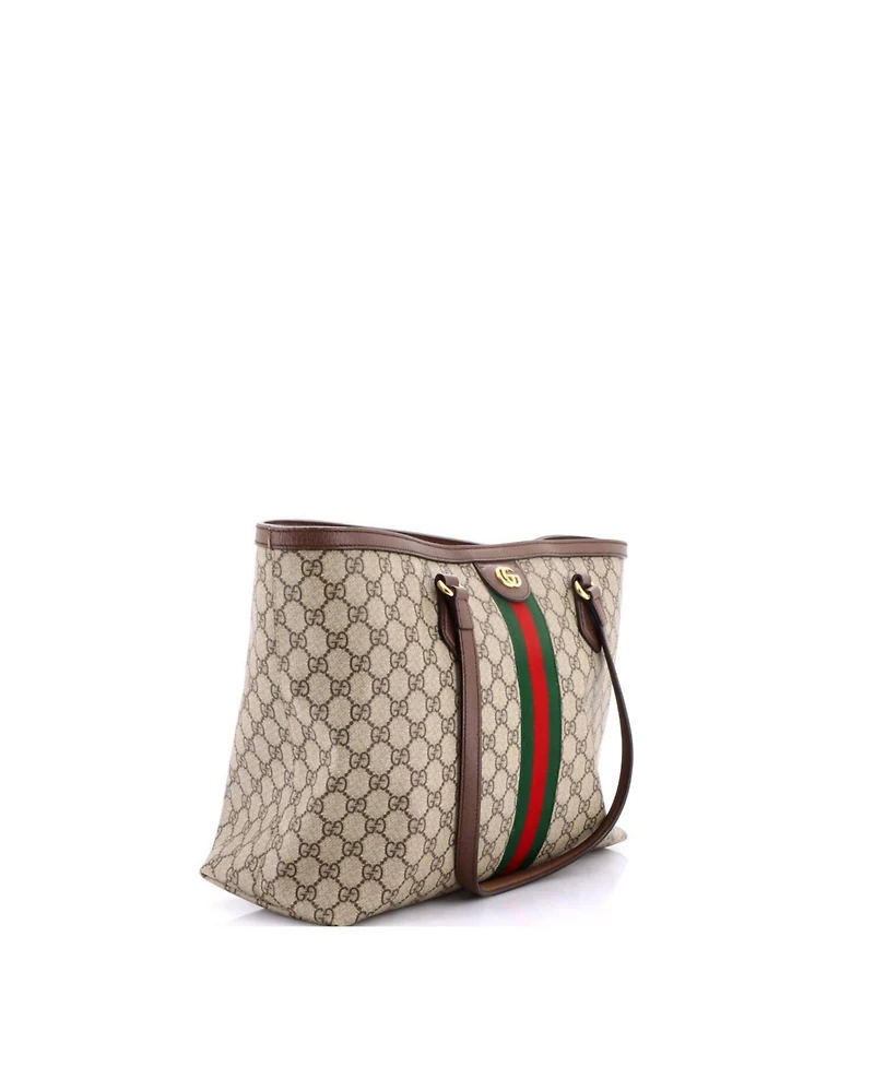 Pre-Owned Gucci Medium Ophidia Shopping Tote Gg Coated Canvas