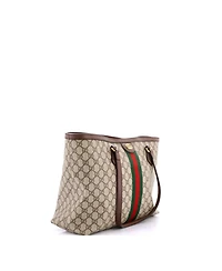 Pre-Owned Gucci Medium Ophidia Shopping Tote Gg Coated Canvas