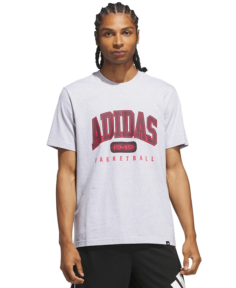 adidas Men's Basketball Collegiate Graphic Crewneck T-Shirt