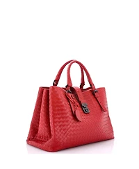 Pre-Owned Bottega Veneta Medium Roma Bag Intrecciato Nappa