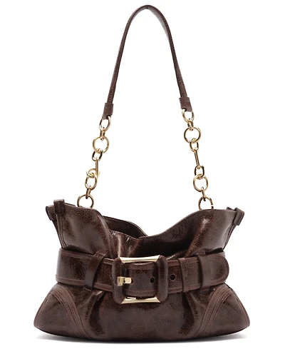 Arezzo Riley Medium Leather Shoulder Handbag