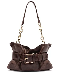 Arezzo Riley Medium Leather Shoulder Handbag