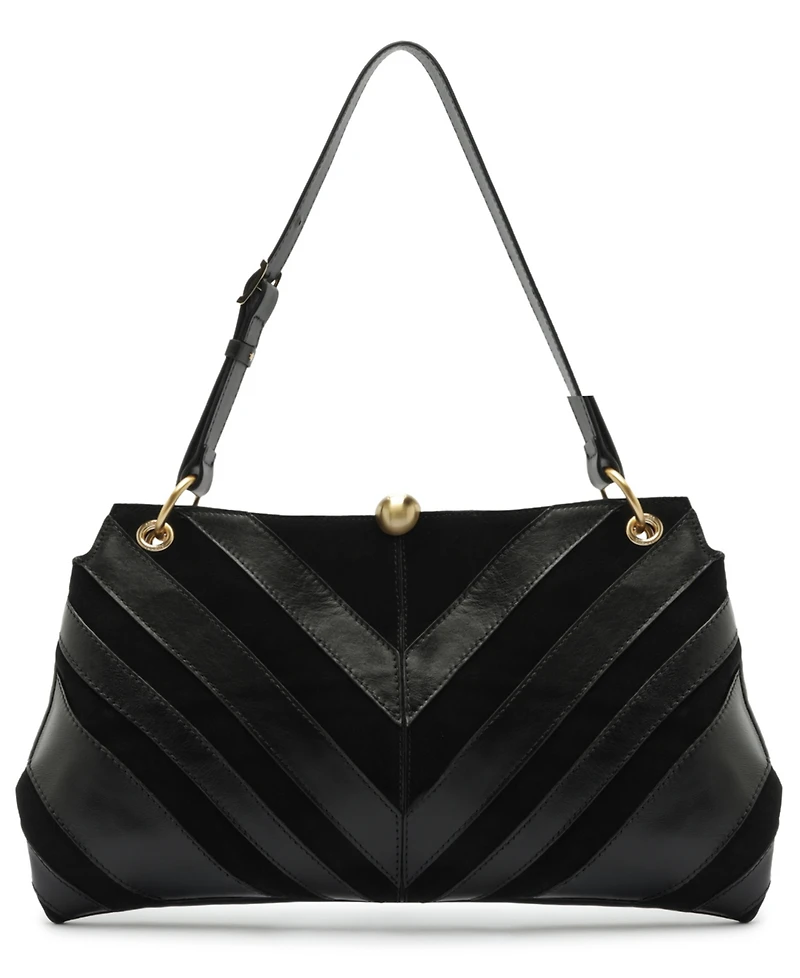 Arezzo Aurora Large Leather Shoulder Handbag