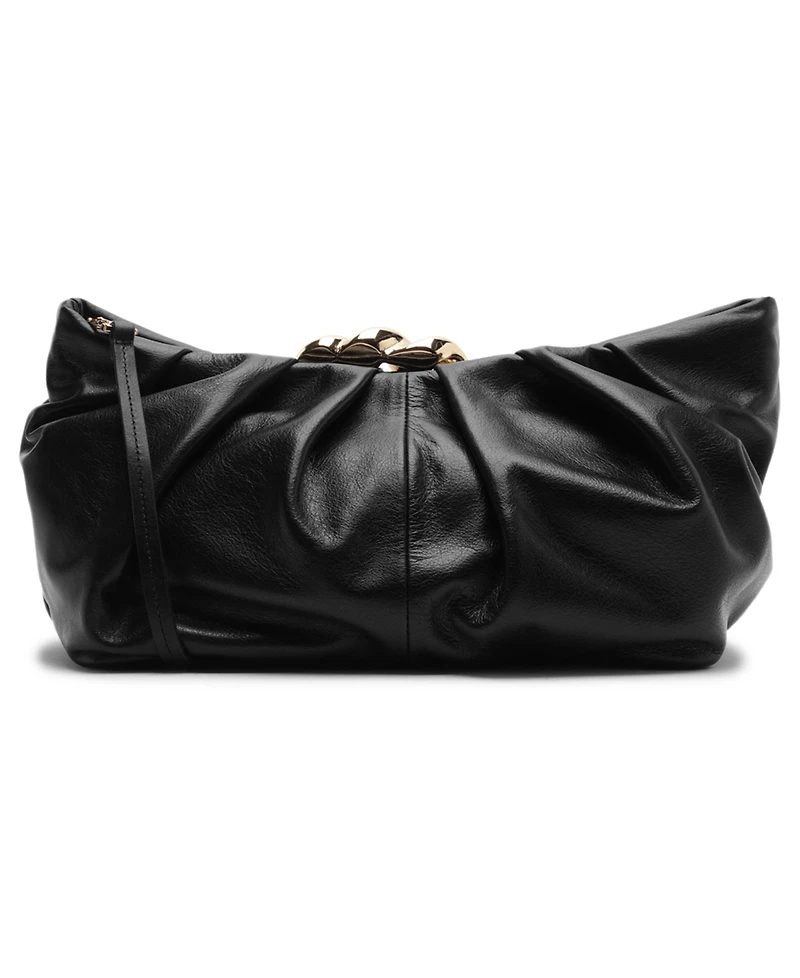 Arezzo Caitlyn Small Leather Clutch Handbag