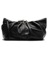 Arezzo Caitlyn Small Leather Clutch Handbag