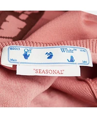 Pre-Owned Off-White Women's Logo Strap Stretch Knit Tank Top