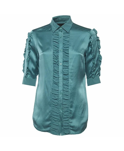 Pre-Owned Love Moschino Women's Satin Top
