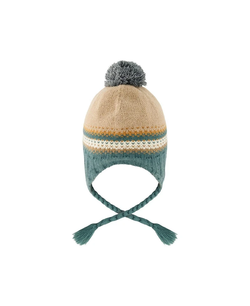 Deux par (6-24 months) Winter Peruvian Knit Hat with Pompom