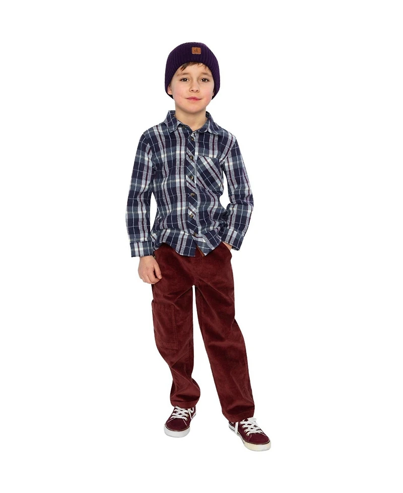 Deux par Toddler Boy (2T-5T) Flannel Shirt