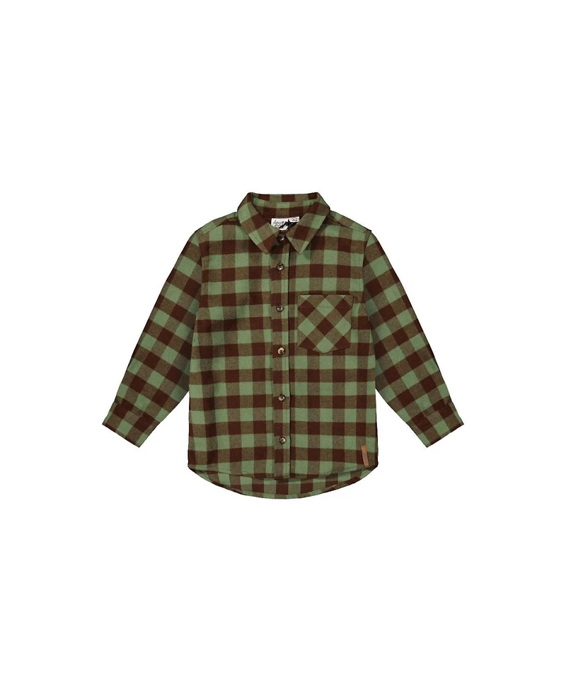 Deux par Toddler Boy (2T-5T) Brushed Flannel Shirt