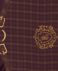 Lauren Ralph Lauren Plaid with Belting Border Small Diamond Scarf