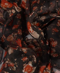 Lauren Ralph Lauren Floral Ruffle Scarf