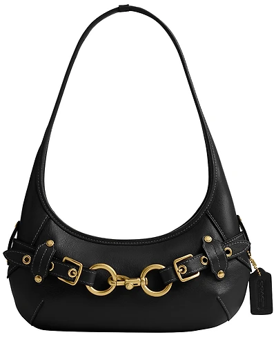 Coach Belted Ergo Leather Small Shoulder Handbag