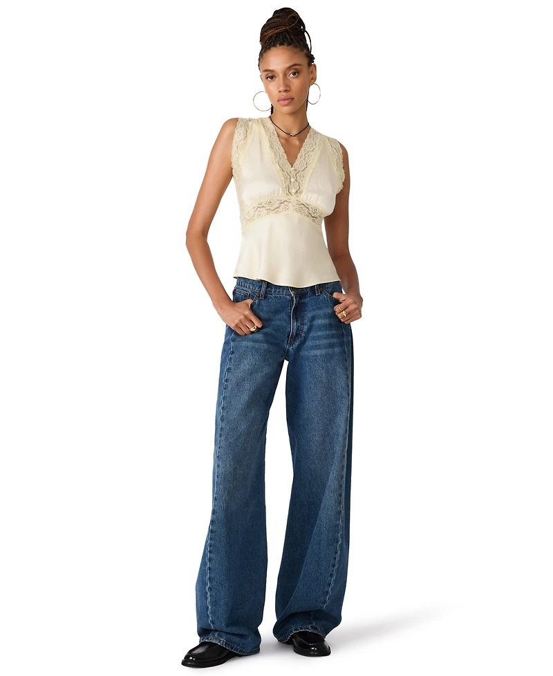 Steve Madden Women's Elinor V-Neck Sleeveless Top